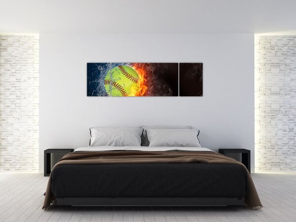 Obraz - Piłka tenisowa (170x50 cm)