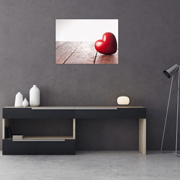 Obraz drewnianego serca (70x50 cm)
