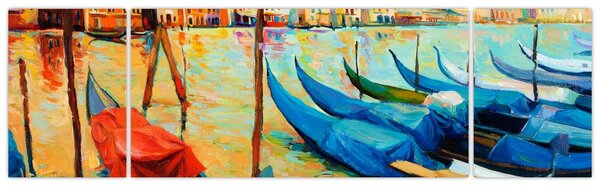 Obraz - Port w Wenecji (170x50 cm)