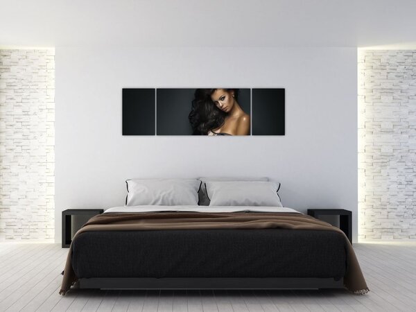 Obraz - Portret uwodzicielskiej kobiety (170x50 cm)