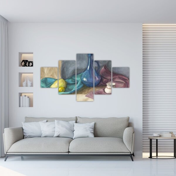 Obraz - Malowana martwa natura (125x70 cm)
