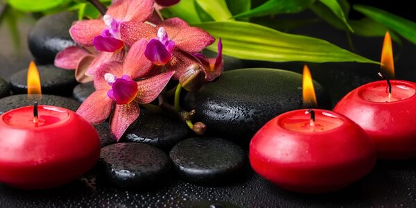 Obraz uspokajająca martwa natura Zen