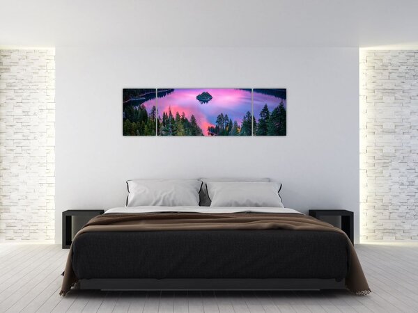 Obraz - Jezioro Tahoe, Sierra Nevada, Kalifornia, USA (170x50 cm)