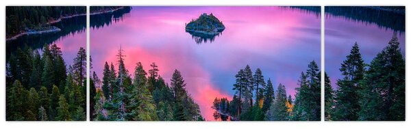 Obraz - Jezioro Tahoe, Sierra Nevada, Kalifornia, USA (170x50 cm)