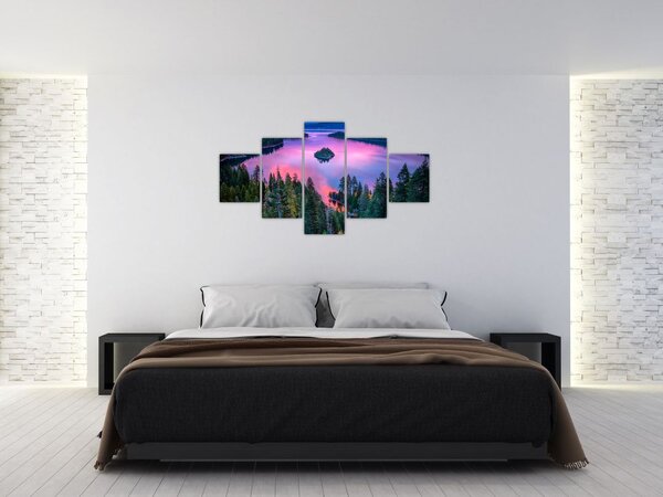 Obraz - Jezioro Tahoe, Sierra Nevada, Kalifornia, USA (125x70 cm)