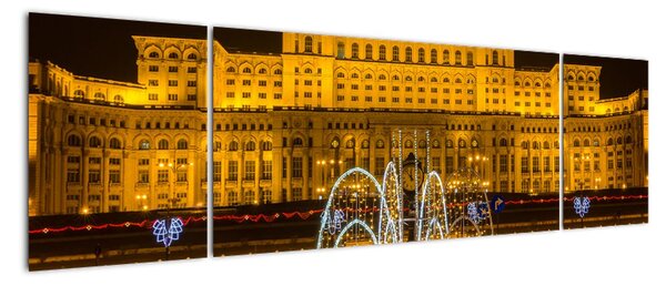 Obraz - Pałac Parlamentu, Bukareszt Rumunia (170x50 cm)