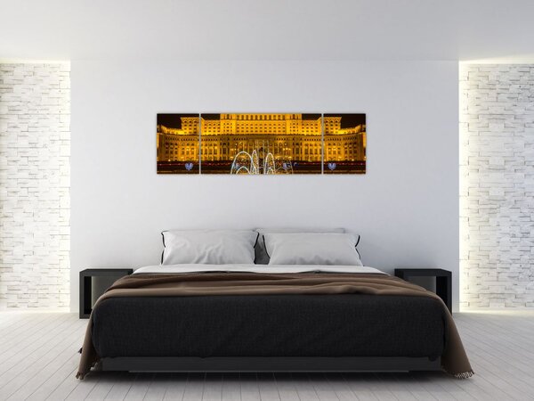 Obraz - Pałac Parlamentu, Bukareszt Rumunia (170x50 cm)