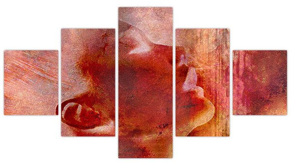 Obraz - Profil twarzy kobiety (125x70 cm)