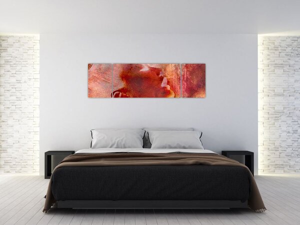 Obraz - Profil twarzy kobiety (170x50 cm)