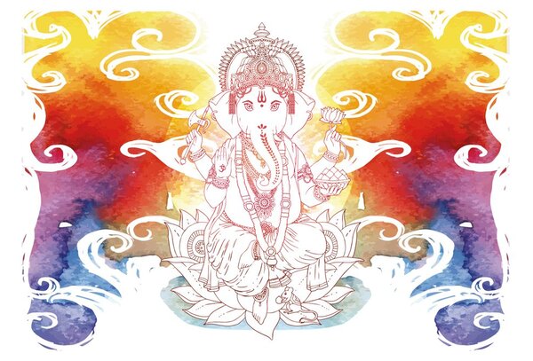 Tapeta Hinduski Ganesa
