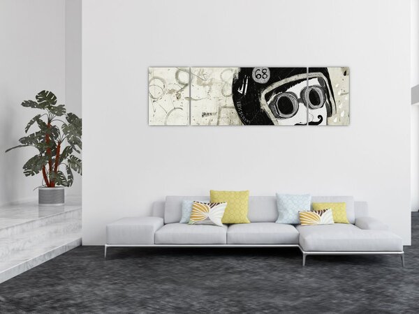 Obraz - Zawodnik (170x50 cm)