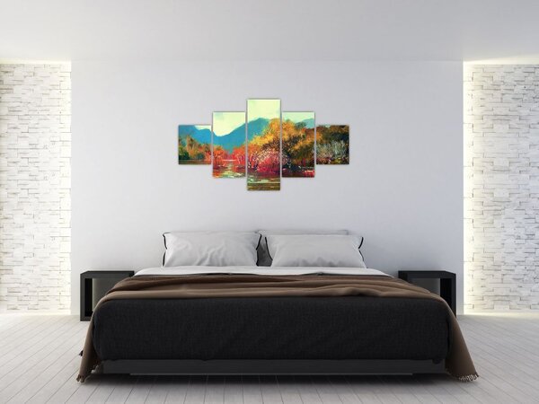 Obraz - Kolory jesieni (125x70 cm)