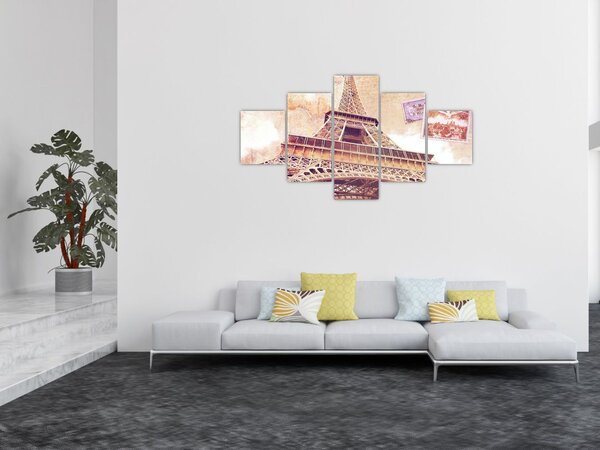 Obraz - Widok z Paryża (125x70 cm)