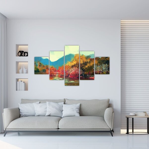 Obraz - Kolory jesieni (125x70 cm)