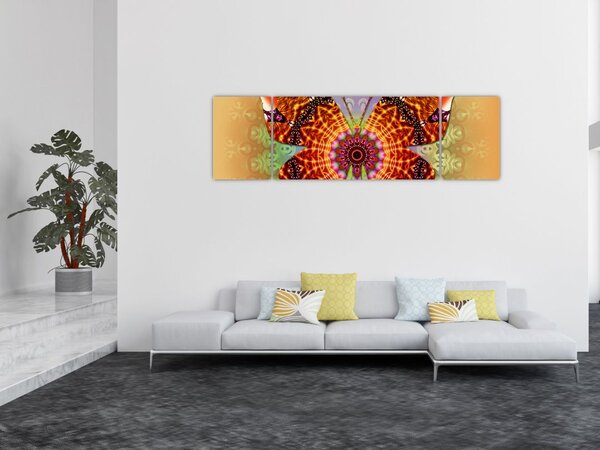 Obraz - Etno motyl (170x50 cm)