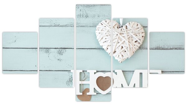 Obraz - I love home (125x70 cm)