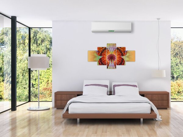 Obraz - Etno motyl (125x70 cm)
