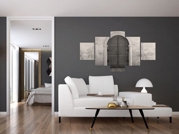 Obraz - Tajemnicze drzwi (125x70 cm)