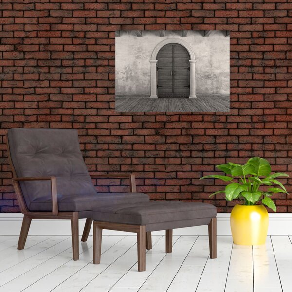 Obraz - Tajemnicze drzwi (70x50 cm)
