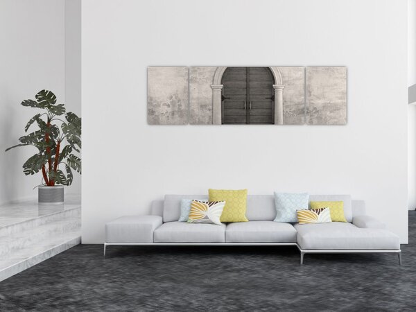Obraz - Tajemnicze drzwi (170x50 cm)