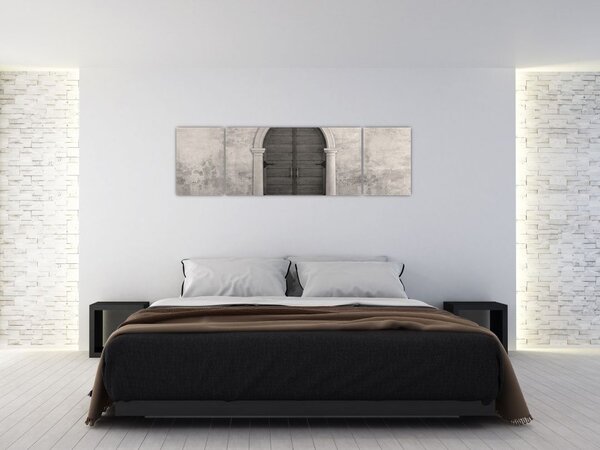 Obraz - Tajemnicze drzwi (170x50 cm)