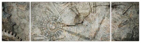 Obraz - Upływ czasu (170x50 cm)