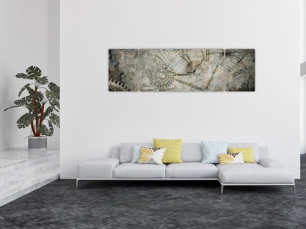Obraz - Upływ czasu (170x50 cm)