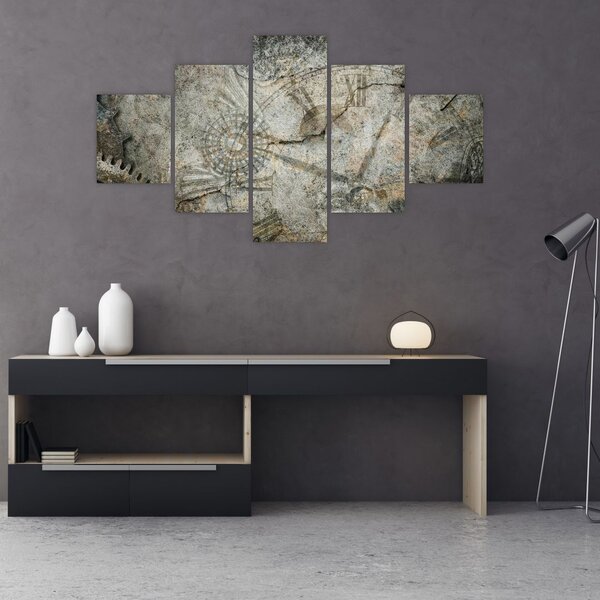 Obraz - Upływ czasu (125x70 cm)