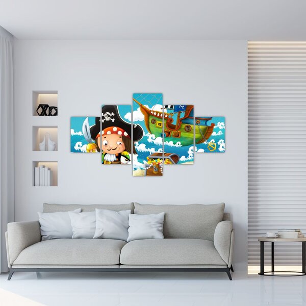 Obraz - Skarb piratów (125x70 cm)