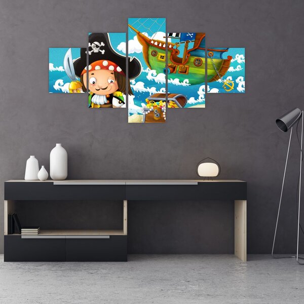Obraz - Skarb piratów (125x70 cm)