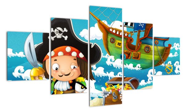 Obraz - Skarb piratów (125x70 cm)