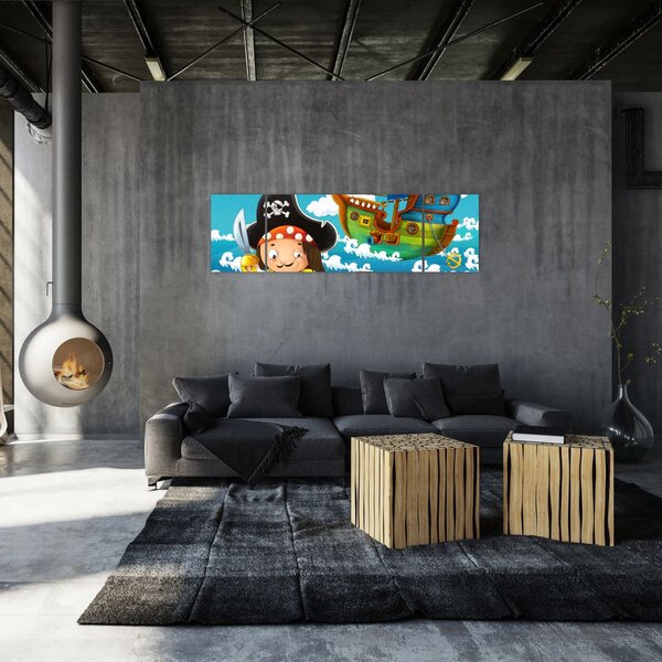 Obraz - Skarb piratów (170x50 cm)