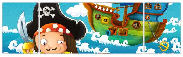 Obraz - Skarb piratów (170x50 cm)