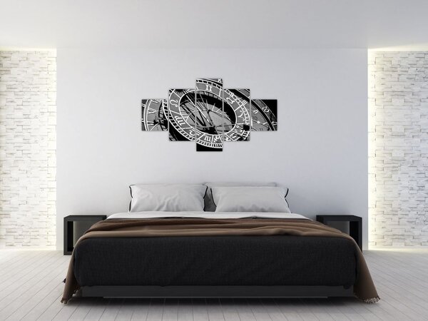 Obraz - Zegar astronomiczny, Praga, Czechy (125x70 cm)
