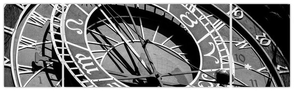 Obraz - Zegar astronomiczny, Praga, Czechy (170x50 cm)