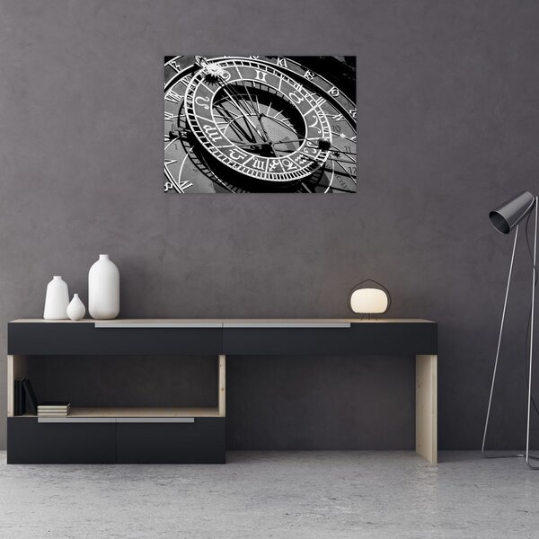 Obraz - Zegar astronomiczny, Praga, Czechy (70x50 cm)