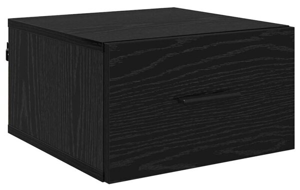 Szafka nocna czarny dÄ b 35 x 35 x 20 cm materiaÅ drewnopochodny