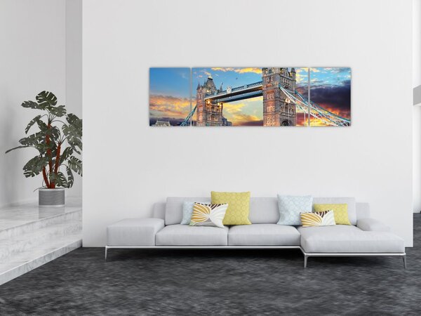 Obraz - Tower Bridge, Londyn, Anglia (170x50 cm)