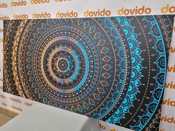 Obraz Mandala z motywem słońca