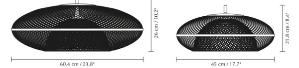 Abażur w kolorze złota ø 60 cm Faraday – UMAGE
