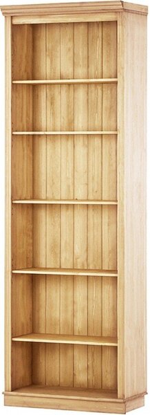 Regał z litego drewna sosnowego w naturalnym kolorze 74x223x37 cm Anita – Støraa