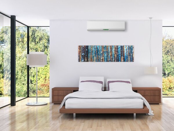 Obraz - Zimowy las (170x50 cm)
