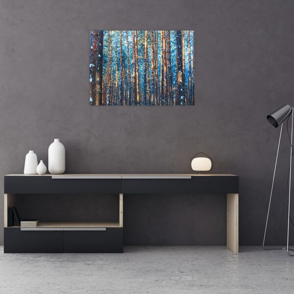 Obraz - Zimowy las (70x50 cm)