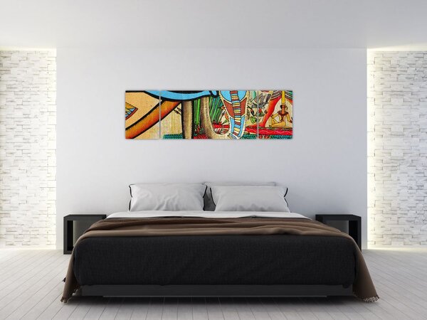 Obraz motywami egipskimi (170x50 cm)