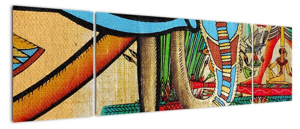 Obraz motywami egipskimi (170x50 cm)