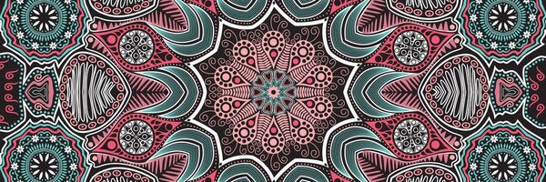 Obraz Mandala indyjska ze wzorem kwiatowym