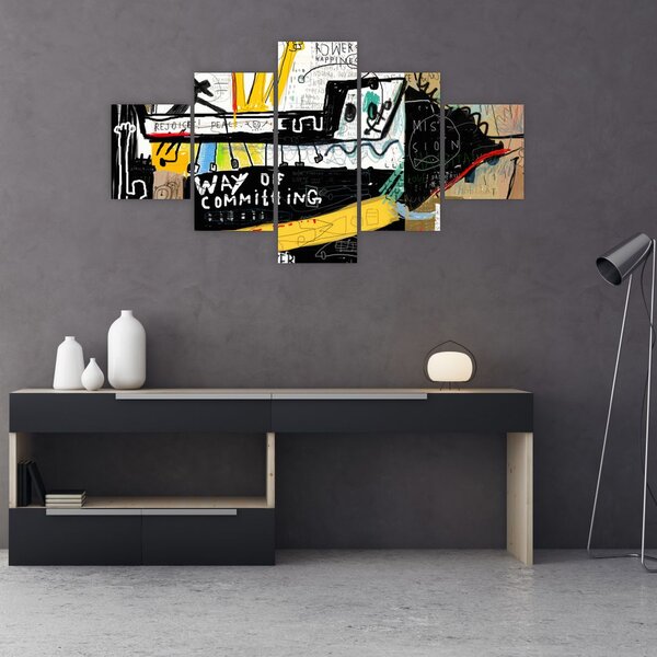 Obraz - Graffiti (125x70 cm)