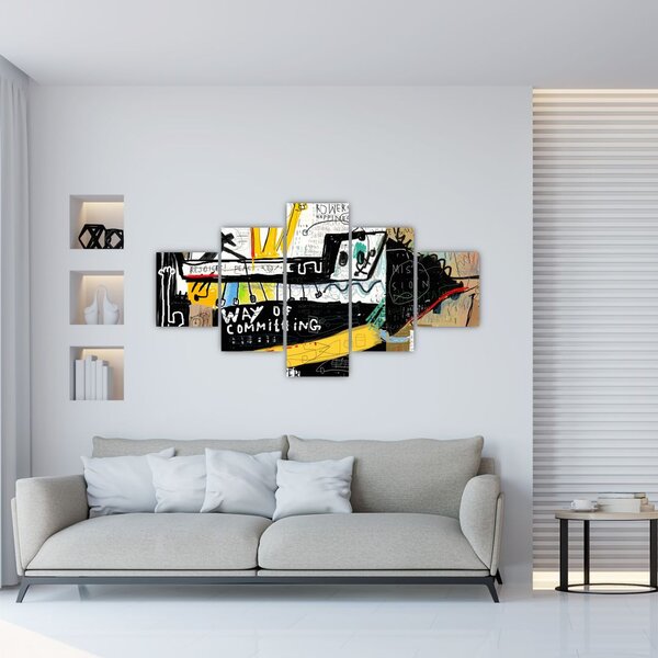 Obraz - Graffiti (125x70 cm)