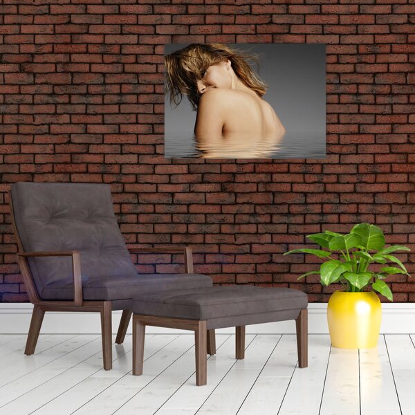 Obraz kąpiącej się kobiety (70x50 cm)