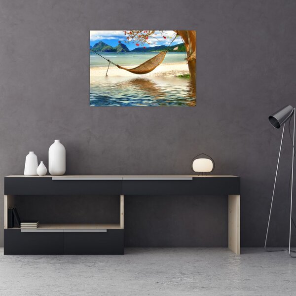 Obraz - Relaks na plaży (70x50 cm)